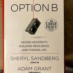 Book- Option B by Sheryl Sandberg and Adam Grant